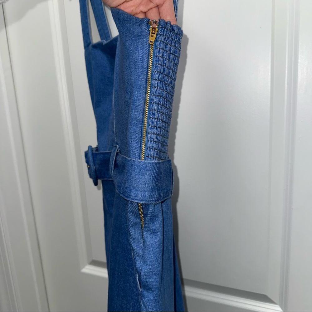 NWT Show Me Your MuMu Billings Dress Denim Mini Dress - Picture 5 of 9